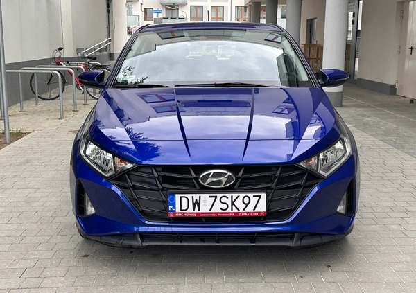 Hyundai i20 cena 56800 przebieg: 78790, rok produkcji 2022 z Bojanowo małe 211